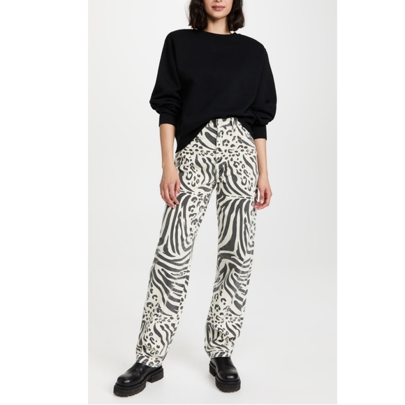 Free People MOTHER High Waisted Curbside Heel Jeans Size 33 - Picture 1 of 9